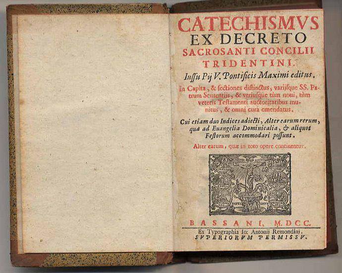 Catecismo do Concilio de Trento - 1566